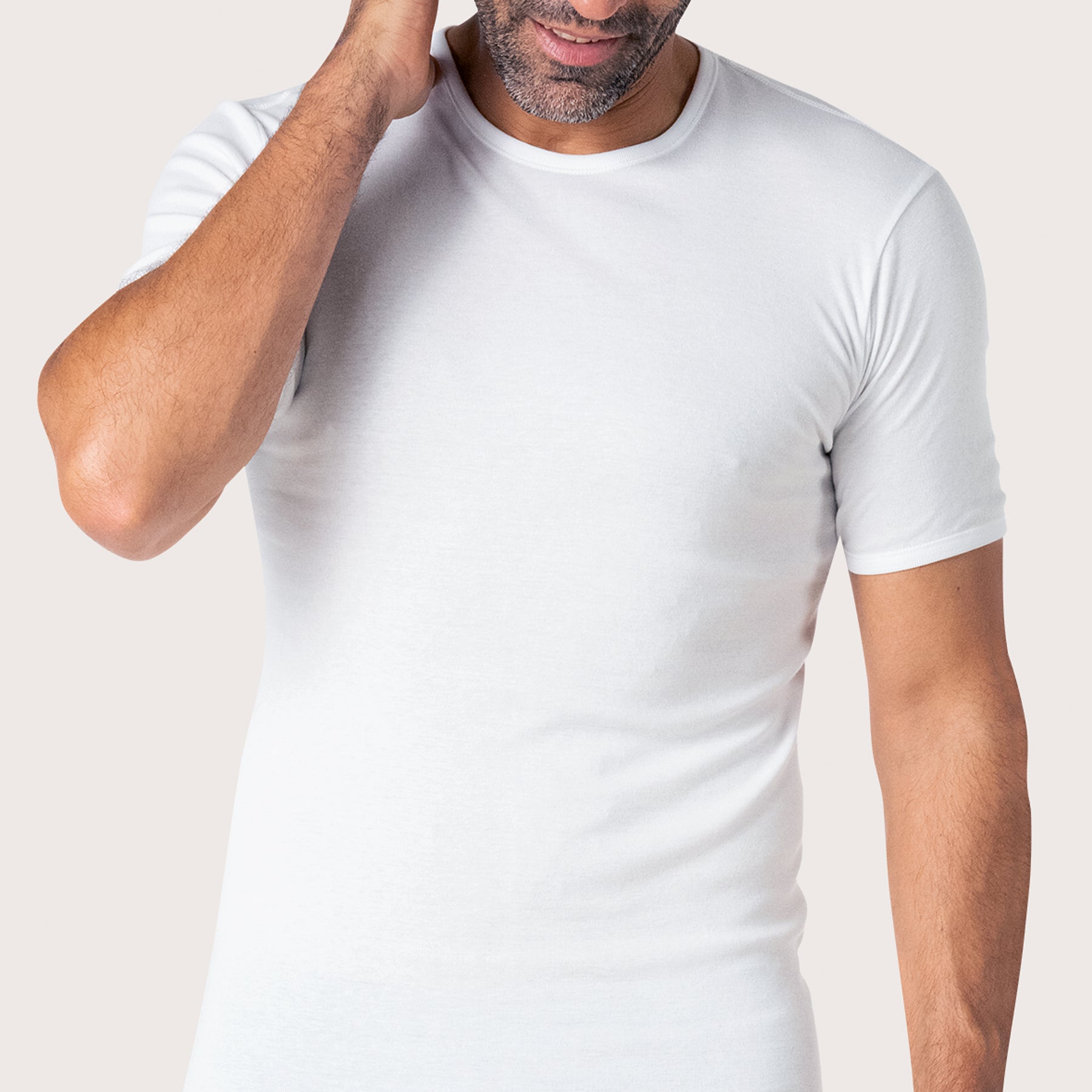 Tee-shirt col rond homme Pur coton Premium Eminence