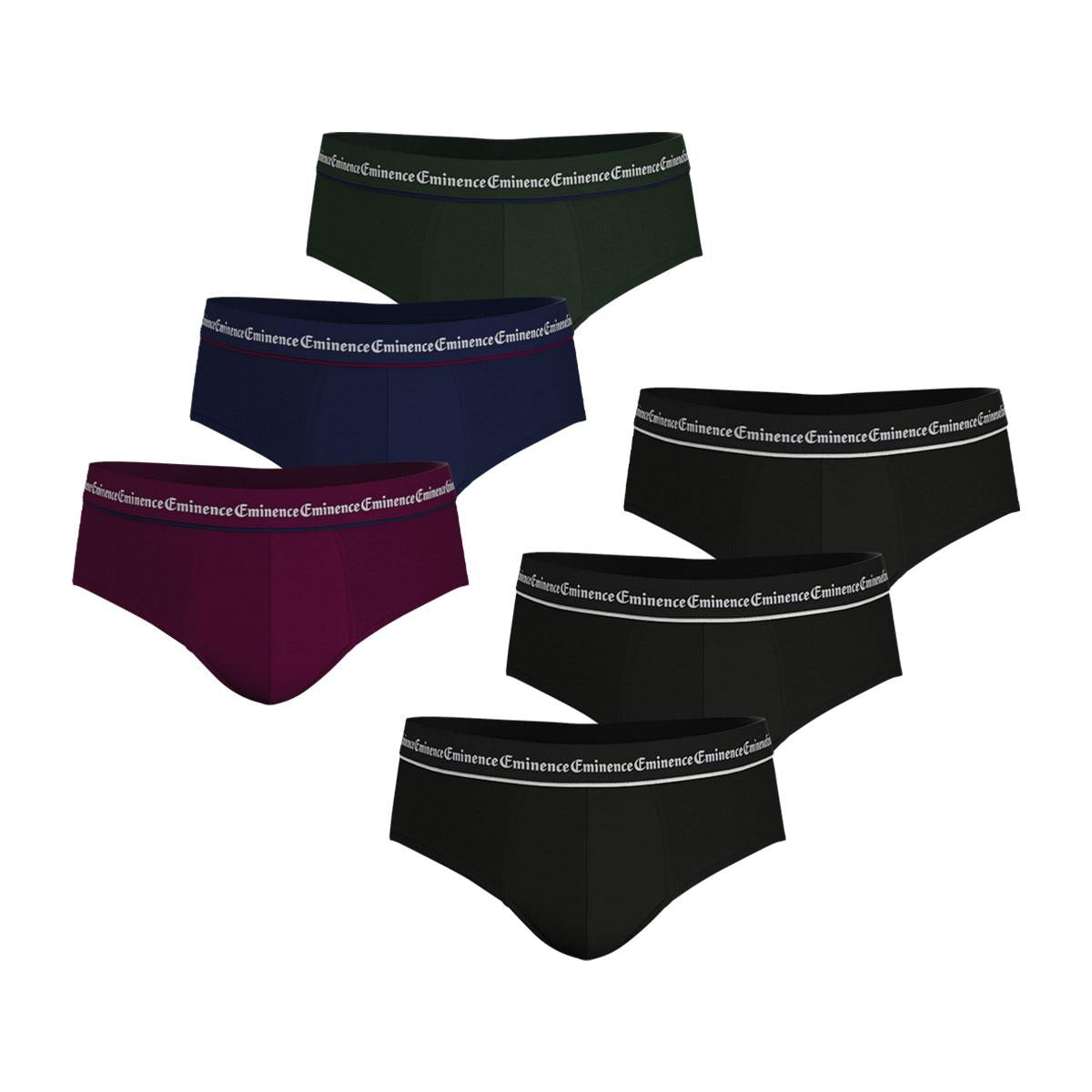 Lot de 6 slips homme Business Eminence