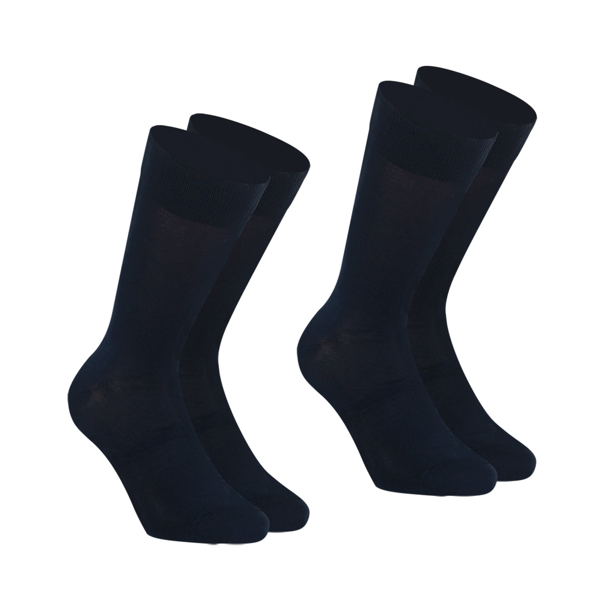 Lot de 2 paires de chaussettes mi-hautes Fil d'Ecosse homme Fait en France Eminence